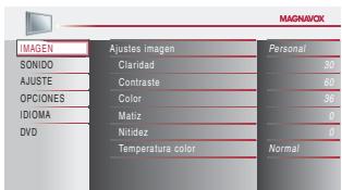MAGNAVOX 19MD359B - Ajuste de Imagen - 3