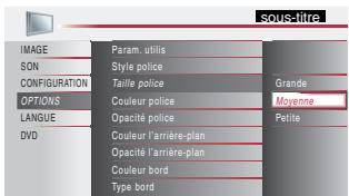 MAGNAVOX 19MD359B - Taille police - 1