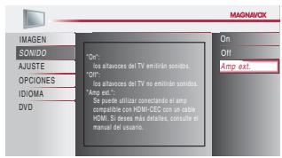 MAGNAVOX 19MD359B - Altavoces TV - 2