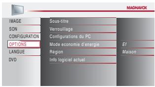 MAGNAVOX 19MD359B - Info logiciel actuel - 3