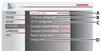 MAGNAVOX 19MD359B - Use [the Number buttons] to enter the 4-digit numbers for your PIN Code. - 5