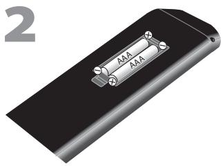 MAGNAVOX 19MD359B - ☑ Instalación de las Pilas - 2