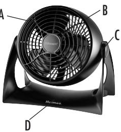 HOLMES HANF76BLZ - Instructions d'utilisation - 1