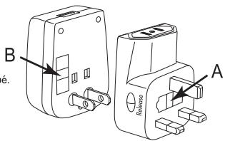 ISOUND INTERNATIONAL TRAVEL KIT - Pour remplacer le fusible de sécurité de l'adaptateur universal de voyage - 1