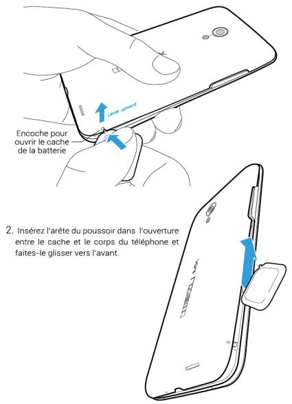 MEIZU M3 NOTE - Ouvrir le cache de la batterie - 1