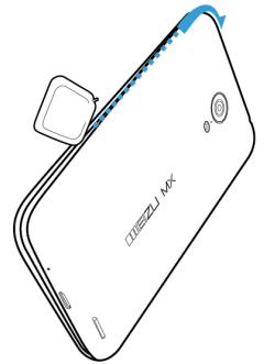 MEIZU M3 NOTE - Ouvrir le cache de la batterie - 2