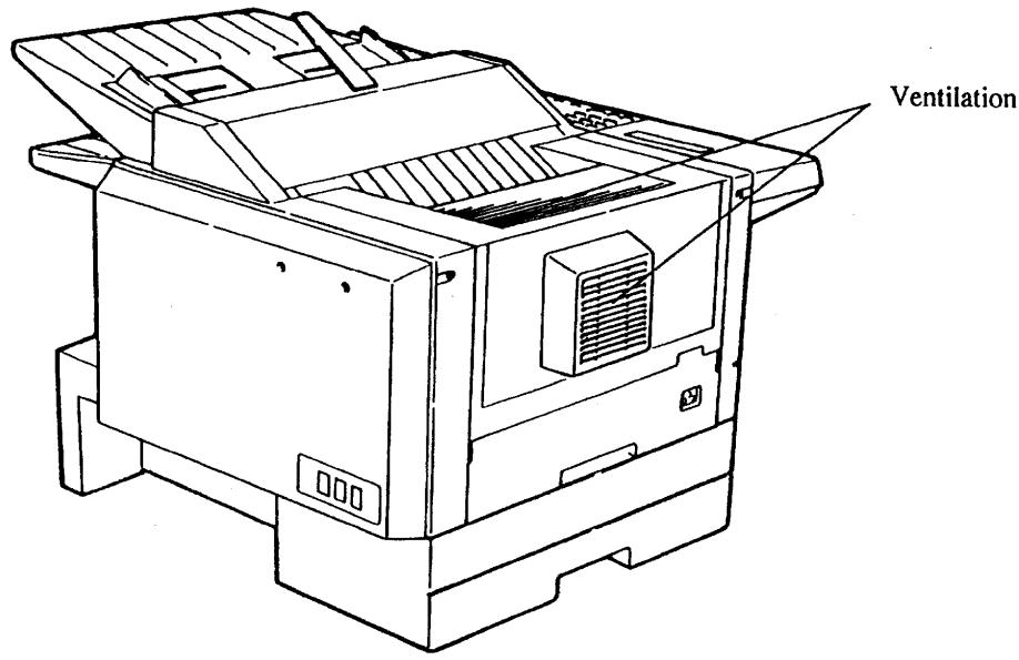 MURATEC F-120 - Nettoyer les ouïes de ventilation - 1