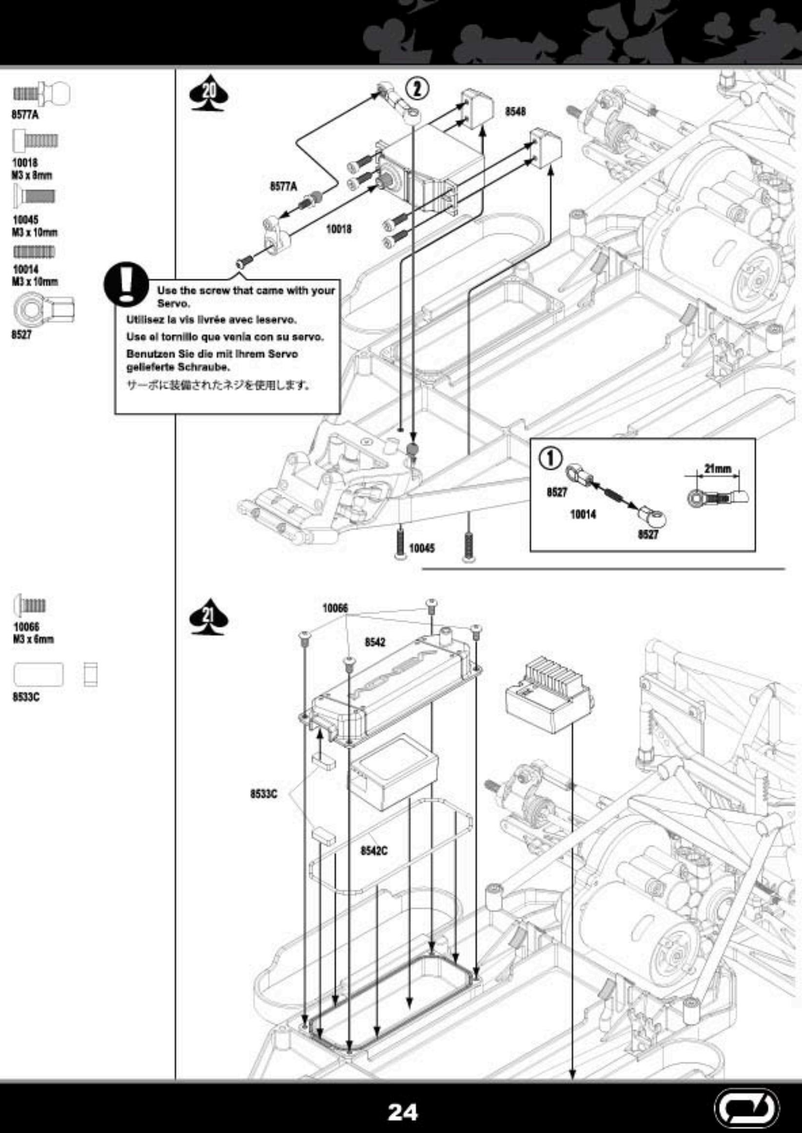 VENOM GAMBLER - Engrenages du moteur - 36