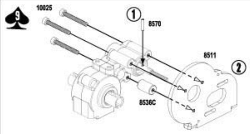 VENOM GAMBLER - Engrenages du moteur - 16