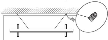 SAMSUNG QE88Q9F - Preventing the TV from falling - 2