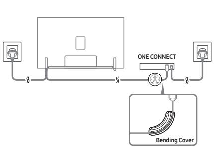 SAMSUNG QE88Q9F - De tv aansluiten op One Connect - 1