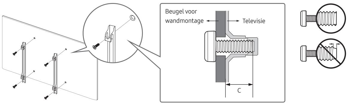 SAMSUNG QE65Q9F - De televisie aan de wand monteren - 2