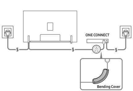 SAMSUNG QE65Q9F - De tv aansluiten op One Connect - 1