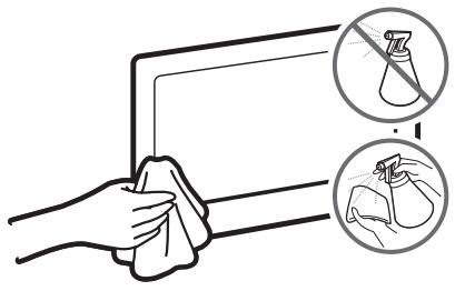 SAMSUNG QE65Q9F - Pflegen des Fernsehgeräts - 1