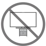 SAMSUNG QE65Q9F - Sicherheitshinweis: Befestigen des Geräts an der Wand, damit es nicht kippt - 1