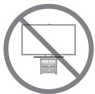 SAMSUNG UE32K5100 - Masa paraprake të sigurë: Sigurimi i televizorit në mur - 1