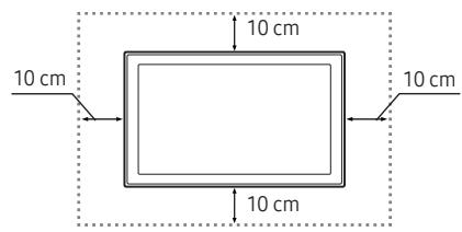 SAMSUNG UE32K5100 - Providing proper ventilation for your TV - 2