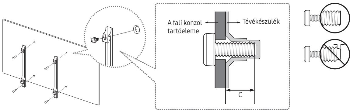 SAMSUNG UE32K5100 - A tv-készülék falra szerelése - 2
