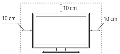 SAMSUNG UE32K5100 - Obezbečivanje odgovarajuće ventilacije za televizor - 1