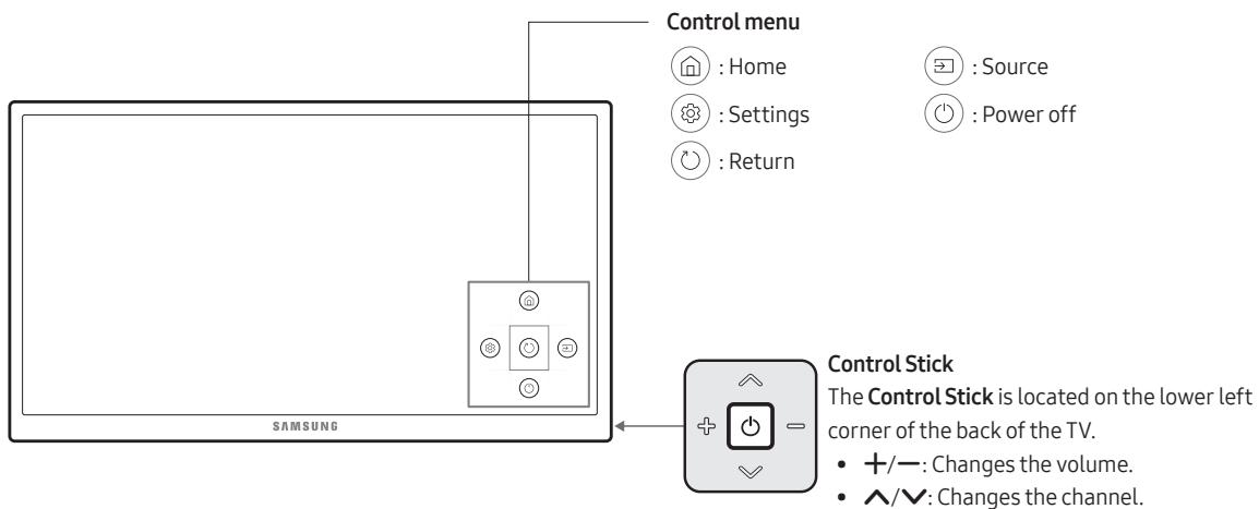 SAMSUNG UE55MU6175 - Using the TV Controller - 1