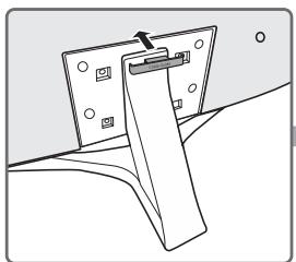 SAMSUNG UE55MU6505 - Organização dos cabos com o guia para cabos - 1