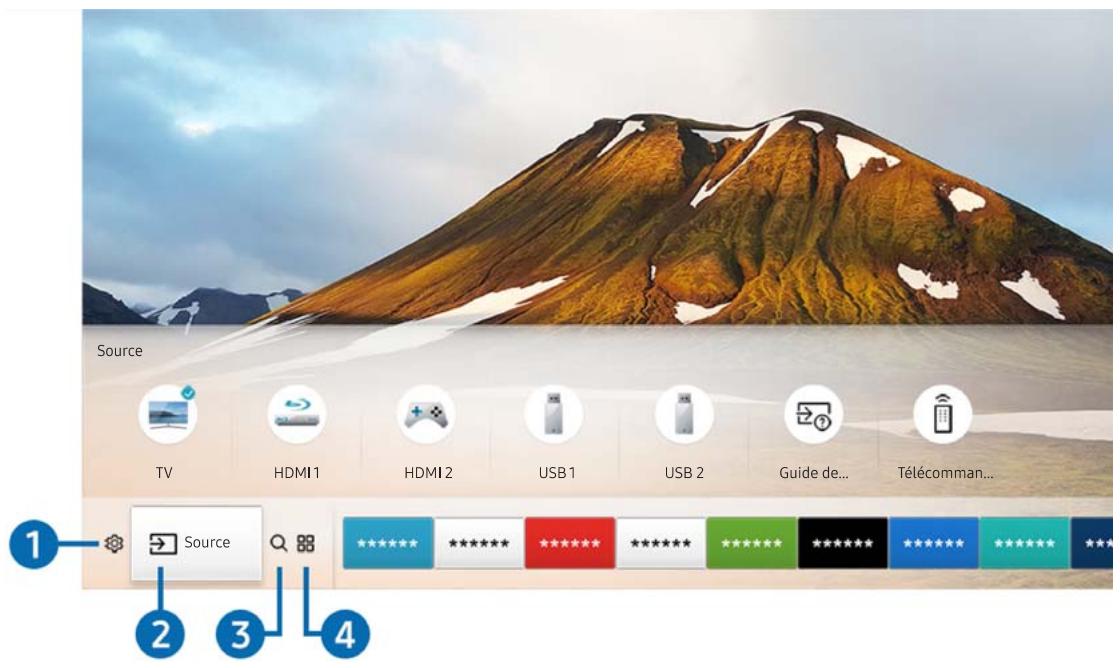 SAMSUNG UE58MU6125 - L'utilisation du smart hub - 1