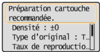 CANON I-SENSYS MF231 - Si le message s'affiche - 1