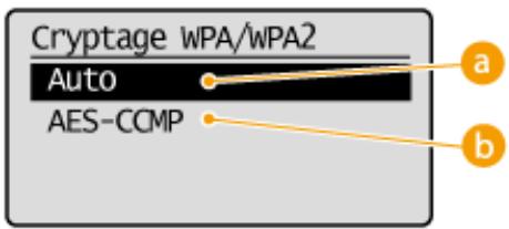 CANON I-SENSYS MF231 - Utilisation de wpa-psk ou WPA2-PSK - 1