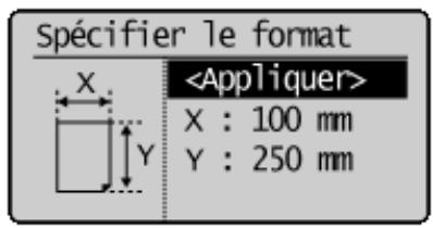 CANON I-SENSYS MF231 - Indiquez le format du papier. - 3
