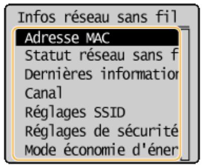 CANON I-SENSYS MF231 - Sélectionnez et appuyez sur OK. - 1