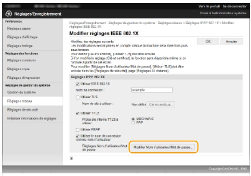 CANON I-SENSYS MF231 - Protocole interne pour TTLS - 2