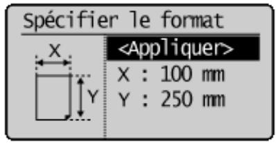 CANON I-SENSYS MF232W - Indiquez le format du papier. - 3