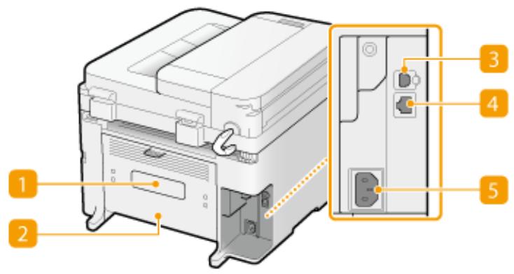 CANON I-SENSYS MF232W - Couvercle de la vitre d'exposition (MF232W / MF231) - 1