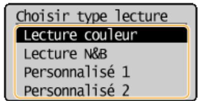 CANON I-SENSYS MF237W - Sélectionnez le type de numérisation et appuyez sur OK. - 1