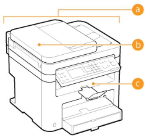 CANON I-SENSYS MF237W - Emplacements à nettoyer - 1