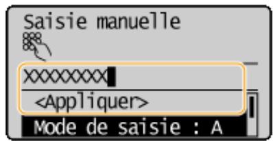CANON I-SENSYS MF237W - Saisissez le SSID que vous avez noté. - 1