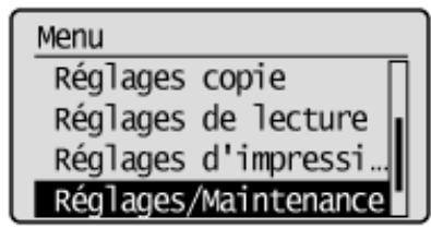 CANON I-SENSYS MF237W - Réglages/maintenance - 1