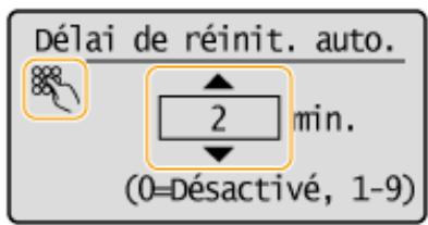 CANON I-SENSYS MF237W - Modification de la valeur d'un réglage - 1