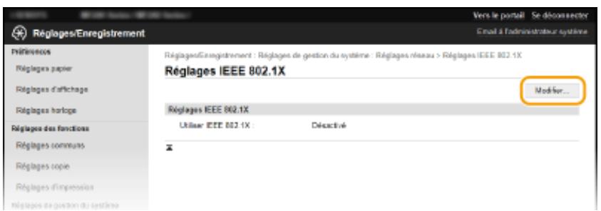 CANON I-SENSYS MF244DW - Configuration de l'authentification IEEE 802.1x - 4