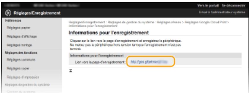 CANON I-SENSYS MF244DW - Pour réenregistrer l'appareil - 1
