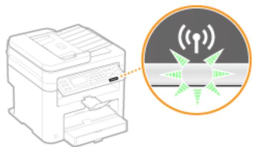CANON I-SENSYS MF244DW - Vérifiez si le témoin wi-fi clignote sur le panneau de commande. - 1
