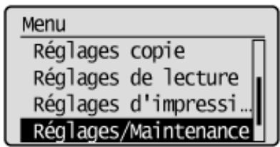 CANON I-SENSYS MF244DW - Réglages/maintenance - 1