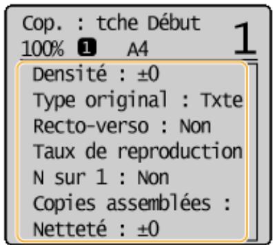 CANON I-SENSYS MF244DW - Utilisation des réglages de copie en fonction de vos besoins - 7