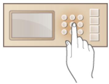 CANON I-SENSYS MF244DW - Utilisation du panneau de commande - 1