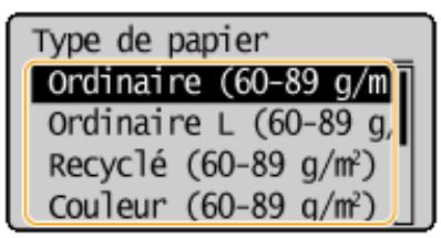 CANON I-SENSYS MF244DW - Indiquez le format du papier. - 4