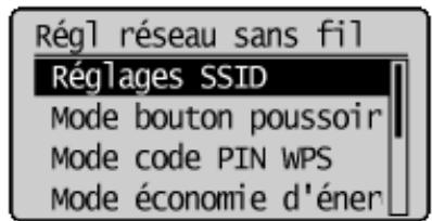 CANON I-SENSYS MF249DW - Sélectionnez et appuyez sur OK. - 1