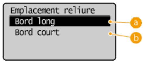 CANON I-SENSYS MF249DW - Emplacement reliure - 3