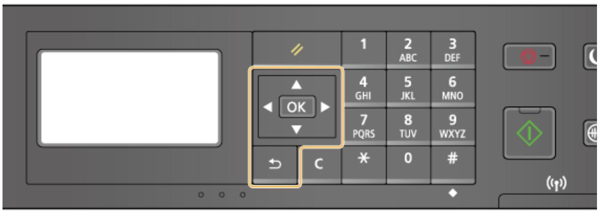 CANON I-SENSYS MF249DW - Utilisation du panneau de commande - 1