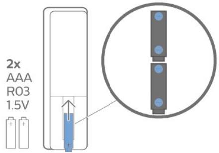 PHILIPS 50PUS6162 - Piles et nettoyage - 1