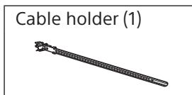 SONY KD55X8005 - Supplied with the TV (attached to rear) - 1